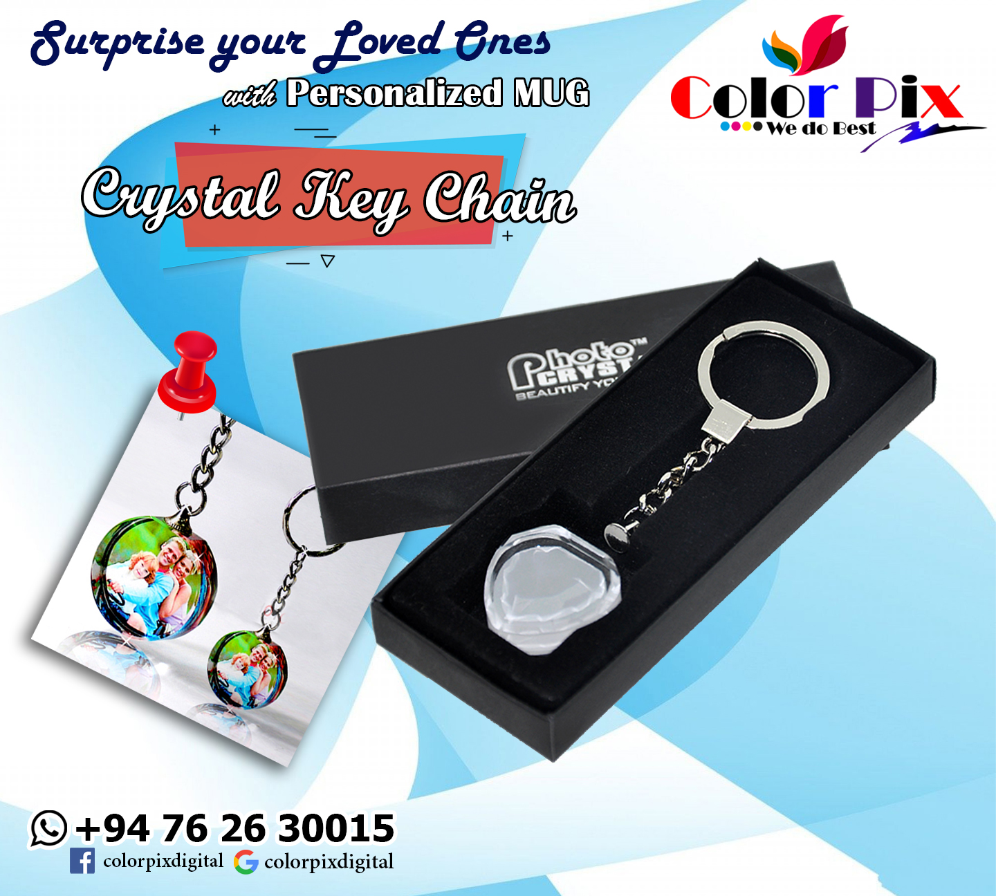 CRYSTAL KEY TAG