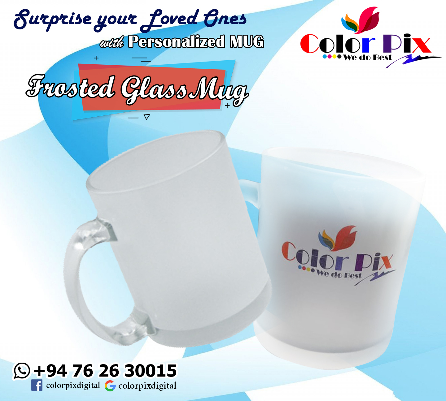 Frosted Glass Mug